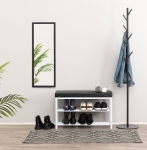 Закачалка за дрехи 170 см - черна, 4LIVING 