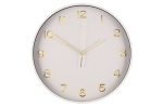 Часовник за стена Sella - цвят бял - Ø 40 см,4LIVING 