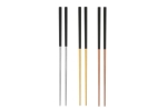 Сет стоманени клечки за суши 10 бр - цвят черен/злато - 23 см MAKU, Tammer Brands Финландия