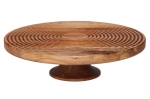 Акациева оребрена поставка за торта / сладкиш - Ø 30 см MAKU, Tammer Brands Финландия