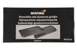 Двустранна алуминиева плоча за готвене за грил и барбекю - 46 х 23 см MUSTANG, Tammer Brands Финландия