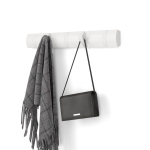 Закачалка за стена с 5 бр закачалки FLIP - бяла, UMBRA Канада