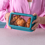 Сгъваема херметическа кутия за храна 1 л. - синя, COOX Германия