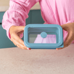 Сгъваема херметическа кутия за храна 450 мл - синя, COOX Германия