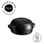 Форма за печене с капак BBQ CHEESE BAKER, Ø 20 см, цвят трюфел, EMILE HENRY Франция