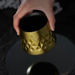 Термочаша 237 мл (без капак) с вакуумна изолация и керамично покритие PARAGON - цвят злато, VISKI Америка