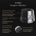 Термочаша (без капак) с керамично покритие 237 мл PARAGON - цвят платина, VISKI Америка