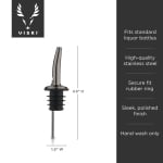 Накрайник -пурер за наливане LiquorPourers - GunMetal, VISKI Америка