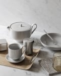 Комплект порцеланови .чаши за чай 2 броя RO, цвят светло сив (NimbusCloud), BLOMUS Германия