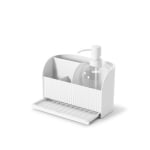 Органайзер за мивка с диспенсър за течен сапун “SLING“ - цвят бял, UMBRA Канада