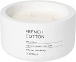 Ароматна свещ FRAGA, размер XL, аромат French Cotton, цвят Lily White,BLOMUS Германия
