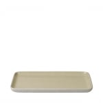 Правоъгълна керамична чиния SABLO, L размер, цвят екрю-бежово (Savannah), BLOMUS Германия