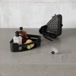 Ъглов стенен органайзер за баня FLEX ADHESIVE, черен цвят, UMBRA Канада