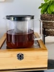 Стъклен чайник със стоманен инфузер 1.3 литра EMMA, BREDEMEIJER Нидерландия