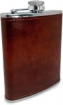 Комплект кожена бутилка за алкохол с фуния, Vin Bouquet Испания