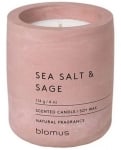 Ароматна свещ FRAGA размер S, цвят Withered Rose, аромат Sea Salt & Sage, BLOMUS Германия