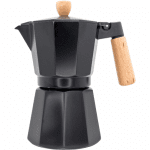 Алуминиева индукционна кафеварка за 6 кафета - черна, Nerthus Испания
