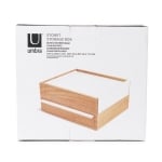 Кутия за бижута и аксесоари STOWIT, цвят бял / натурално дърво, UMBRA Канада