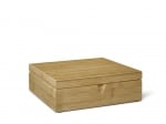 Бамбукова кутия за чай с 6 отделения и дървен капак, BREDEMEIJER Нидерландия