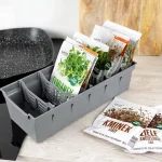 Органайзер за подправки 30 x 13 x 8 см - сив цвят, VL Полша