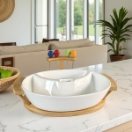 керамично плато за разядки 2 секции