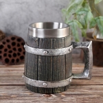 Стоманена чаша Бъчва 560 мл, 14.5 x 9.5 x 9.5 см, модел 1
