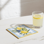 Керамична дъска за сервиране 10 x 10 см, LEMONS