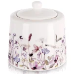 красива захарница с цветя