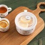 купа с капак и декор череши