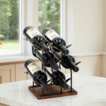 красива поставка за 6 бутилки вино