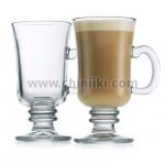 Стъклени чаши за ирландско кафе 250 мл IRISH, 6 броя