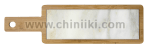 Бамбукова дъска с дръжка и мраморна плоча за сервиране, 30 x 10 см