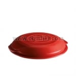 Керамична форма за Тарт 33 см, TARTE TATIN SET, червен цвят, EMILE HENRY Франция