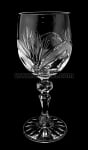 Рамона кристални чаши за бяло вино 170 мл - 6 броя, декорирано столче, Zawiercie Crystal Полша