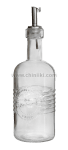 Стъклена бутилка с пурер за олио или оцет 350 мл, Old Fashion