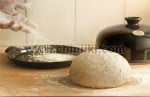 Керамична форма за печене на хляб 34 см, цвят екрю, BAKER CLOCHE, EMILE HENRY Франция
