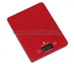 Кухненска електронна везна до 5 кг, червен цвят, Zassenhaus Германия
