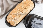Керамична форма за печене на хляб LARGE BREAD LOAF BAKER, черен цвят, EMILE HENRY Франция