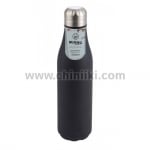 Метална термо бутилка за вода 500 мл Walking, черен цвят, Bergner Австрия