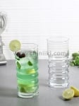 Стъклени чаши за вода и безалкохолни напитки 400 мл TWIST, 6 броя