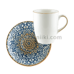 Порцеланова чаша MUG за чай 330 мл с подложна чинийка ALHAMBRA, Bonna Турция