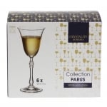 PARUS чаши за бяло вино 185 мл, 6 броя, Bohemia Crystalite