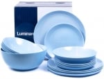 Diwali Light Blue основни чинии 25 см, 6 броя, Luminarc Франция