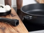 Дълбок тиган за готвене и пържене с мобилна дръжка 24 см, AMT Германия