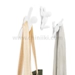 Комплект от 3 броя бели закачалки за стена BUDDY, UMBRA Канада
