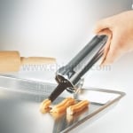 Метален сладкарски шприц със силиконова подложка за печене COOKIE, GEFU Германия