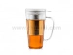 Стъклена чаша за чай 500 мл с филтър RIMINI, BREDEMEIJER Нидерландия