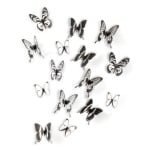UMBRA Комплект декорация за стена “CHRYSALIS“ - 16бр. пеперуди - 3 размера
