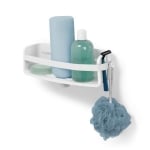 UMBRA Рафт за баня с вакуумно закрепване FLEX GEL-LOCK, бял цвят, UMBRA Канада