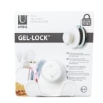 Двойна вакуумна закачалка FLEX GEL-LOCK, бял цвят, UMBRA Канада